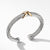 David Yurman NA Bracelet in Silver and 14-Karat Yellow Gold
