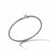 David Yurman Cable Collectibles® Heart Bracelet in Sterling Silver with 18K Yellow Gold, 3mm in 18-Karat Rose Gold