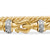 Buckle Classic Cable Bracelet in 18K Yellow Gold with Diamonds, 2.6mm
