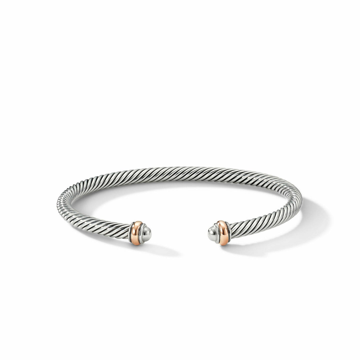 David Yurman  Bracelet in Stainless Steel and 18-Karat Rose Gold (Image 2)