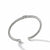 David Yurman X Classic Cable Station Bracelet in Sterling Silver with Diamonds, 4mm in Sterling Silver