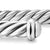Cable Flex Bracelet in Sterling Silver, 4mm