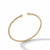 David Yurman Classic Cablespira® Bracelet in 18K Yellow Gold with Diamonds, 3mm in 18-Karat Yellow Gold