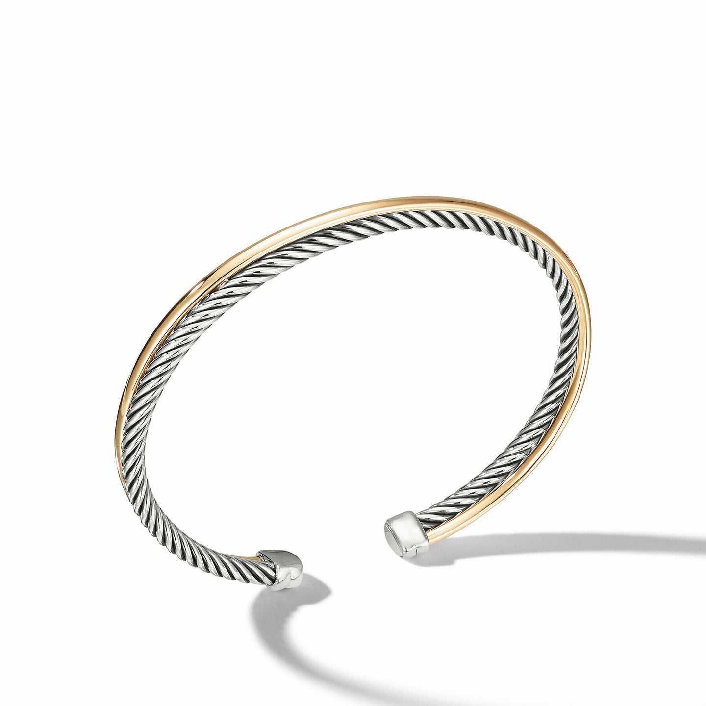 David Yurman   Bracelet in Silver and 18-Karat Yellow Gold