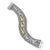 David Yurman The Chain Collection Bracelet in Silver and 18-Karat Yellow Gold (Image 12)