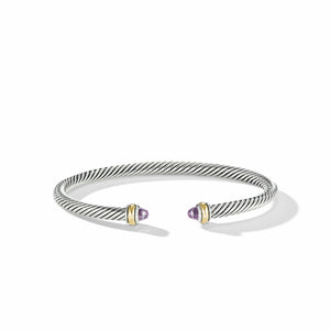 David Yurman Cable Bracelet in Silver and 18-Karat Yellow Gold (Image 5)