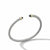 David Yurman  Bracelet in Silver and 18-Karat Yellow Gold