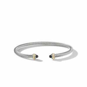 David Yurman Cable Bracelet in Silver and 18-Karat Yellow Gold (Image 4)