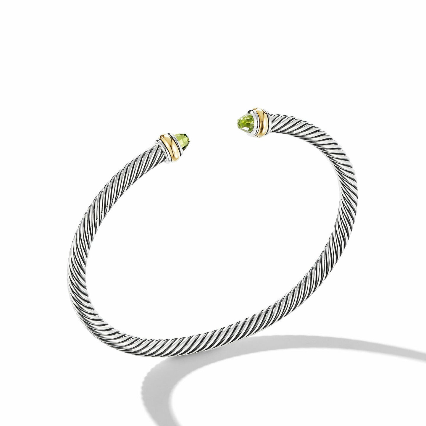 David Yurman Cable Bracelet in Silver and 18-Karat Yellow Gold