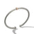 David Yurman Cable Bracelet in Stainless Steel and 18-Karat Rose Gold