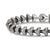Armory Link Bracelet in Anthracite Titanium, 9.5mm
