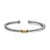 David Yurman The X Collection Bracelet in Silver and 18-Karat Yellow Gold (Image 3)