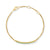 Petite Pavé Bar Bracelet in 18K Yellow Gold with Emeralds, 1.7mm