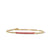 Petite Pavé Bar Bracelet in 18K Yellow Gold with Rubies, 1.7mm