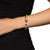 Renaissance Cablespira Cuff in 18K Yellow Gold with Amethyst, Pink Tourmaline and Tsavorite, 9mm, Size Medium
