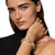 Renaissance Cablespira Cuff in 18K Yellow Gold with Turquoise, Tsavorite and Tanzanite, 9mm