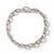 DY Madison Chain Bracelet in Sterling Silver with 18K Yellow Gold, Size Medium