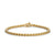 Sculpted Cable Chain Bracelet in 18K Yellow Gold, 3.7mm