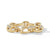 DY Mercer Bracelet in 18K Yellow Gold with Pavé Diamonds, Size Medium