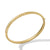 Sculpted Cable Bangle Bracelet in 18K Yellow Gold, Size Medium