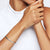 Sculpted Cable Bangle Bracelet in 18K White Gold, Size Medium