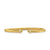 Cablespira Flex Cuff in 18K Yellow Gold with Gold Domes and Diamonds, 4mm
