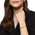 Cablespira Flex Cuff in 18K Yellow Gold with Gold Domes and Diamonds, 4mm