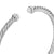 Cablespira Flex Bracelet in Sterling Silver with Pearls and Diamonds, 4mm, Size Small