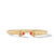 Renaissance Bracelet in 18K Yellow Gold with Carnelian and Citrine, Size Medium