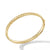Sculpted Cable Bangle Bracelet in 18K Yellow Gold, Size Large