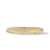Sculpted Cable Bangle Bracelet in 18K Yellow Gold with Diamonds, Size Large
