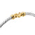 Micro Cable Flex Buckle Bracelet in Sterling Silver with 14K Yellow Gold, 2.6mm