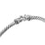 Micro Cable Flex Buckle Bracelet in Sterling Silver with Diamonds, 2.6mm