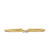 Micro Cablespira Flex Petite X Cuff in 18K Yellow Gold with Diamonds, 2.6mm