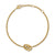 Sculpted Cable Chain Bracelet in 18K Yellow Gold, 8mm