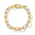 DY Madison Chain Bracelet in 18K Yellow Gold with Diamonds, Size Large