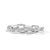 DY Madison Chain Bracelet in Sterling Silver with Diamonds, Size Large