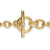 DY Mercer Toggle Chain Bracelet in 18K Yellow Gold with Diamonds, 8mm