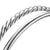 DY Mercer Two Row Cuff Bracelet in Sterling Silver, 8mm