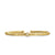 Cablespira Flex Station Cuff in 18K Yellow Gold with Diamonds, 4mm