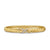Sculpted Cable X Center Station Cuff in 18K Yellow Gold with Diamonds, 6mm
