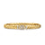 Sculpted Cable Buckle Bracelet in 18K Yellow Gold with Diamonds, 6mm