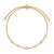 Petite Modern Renaissance Station Chain Bracelet in 18K Yellow Gold with Diamonds, 7.5mm