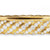 Sculpted Cable Bangle Bracelet in 18K Yellow Gold with Diamonds, 8mm, Size Medium