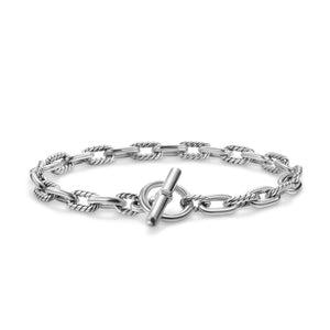 DY Madison Toggle Bracelet in Sterling Silver 5.5mm