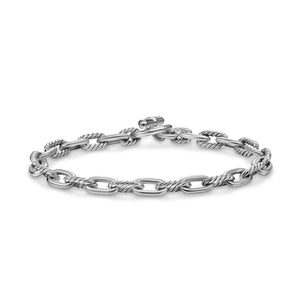 DY Madison Toggle Chain Bracelet in Sterling Silver, 5.5mm, Size Small