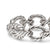 Sculpted Cable Oval Link Bracelet in Sterling Silver, 18mm