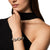 Sculpted Cable Oval Link Bracelet in Sterling Silver, 18mm