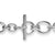 DY Mercer Chain Bracelet in Sterling Silver with Diamonds, 8mm