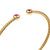 Micro Cablespira Flex Round Cuff in 18K Yellow Gold with Rubies, 2.6mm